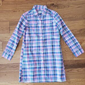 2 for $15 | Uniqlo Plaid Button UP Shirt Dress - Size 10